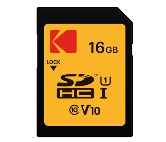 Kodak paměťová SD karta 16GB UHS-I U1 V10 Premium