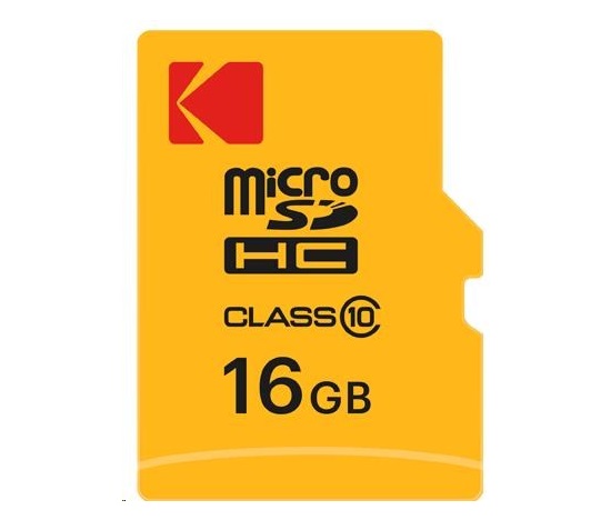 Kodak paměťová micro SD karta 16GB Class10 w/adapter Extra