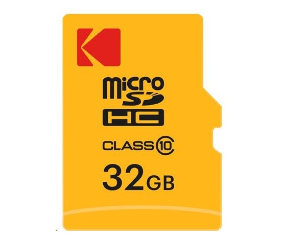 Kodak paměťová micro SD karta 32GB Class10 w/adapter Extra