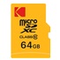Kodak paměťová micro SD karta 64GB Class10 w/adapter Extra