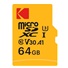 Kodak paměťová micro SD karta 64GB UHS-I U3 V30 Ultra + adaptér