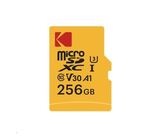 Kodak paměťová micro SD karta 256GB UHS-I U3 V30 Ultra + adaptér