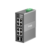 TP-Link OMADA průmyslový switch IES208G (6xGbE,2xGbE/SFPcombo,DIN,IP40,fanless)