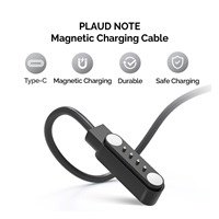 PLAUD NOTE Accessory Kit Black - Nabíječka a magnetický clip, černá