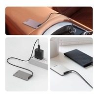 PLAUD NOTE Accessory Kit Black - Nabíječka a magnetický clip, černá