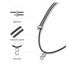 PLAUD Note Pin Lanyard Black - Řemínek na krk, černý