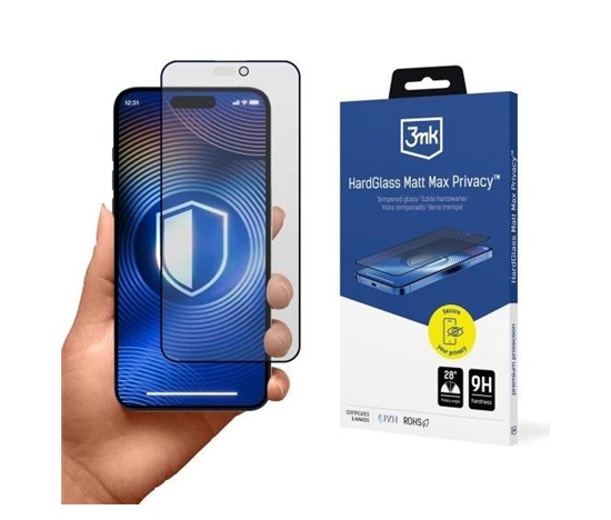3mk HardGlass Matt Max Privacy pro Apple Iphone 17 Pro Max