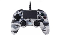 BAZAR - Nacon Wired Compact Controller - ovladač pro PlayStation 4 - camo grey - Poškozený obal (Komplet)