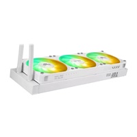 ASUS vodní chladič CPU AIO TUF GAMING LC III 360 ARGB LCD White, 3x120mm, LGA1851, AM5