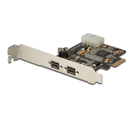 DIGITUS PCI Express Card, Firewire 800 1394b (2+1 porty 9pin)