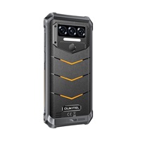 Rugged Smartphone Oukitel WP38 MT8788 6GB 256GB 10600-15W A13, Black w Orange [No Charger]