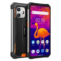 Rugged Smartphone Blackview BV8900 4G P90 8GB 256GB 10000-33W A13-D3, Thermal, Black w Orange [No Charger]