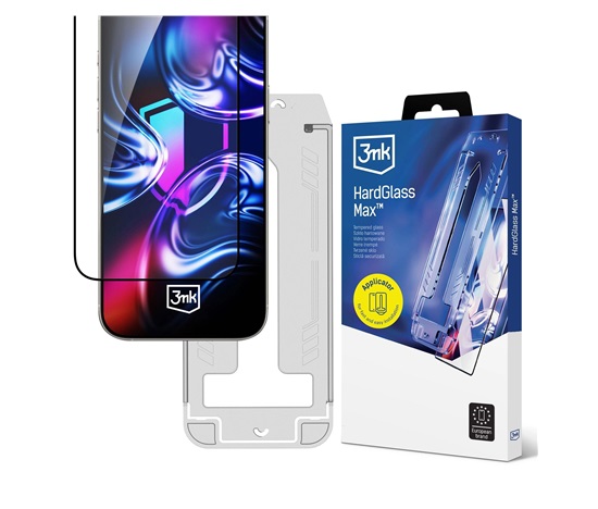 3mk tvrzené sklo HardGlass Max FrameFit pro Apple iPhone 15 Pro