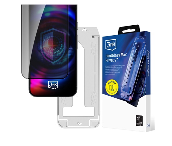3mk tvrzené sklo HardGlass Max Privacy FrameFit pro Apple iPhone 16 Pro/ 17