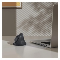 Hama vertikálna ergonomická bezdrôtová myš EWM-600R, pre pravákov, nabíjacia, čierna