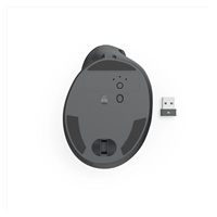 Hama vertikálna ergonomická bezdrôtová myš EWM-600R, pre pravákov, nabíjacia, čierna