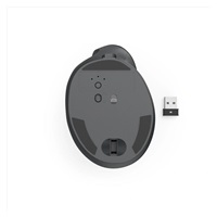 Hama vertikálna ergonomická bezdrôtová myš EWM-600L, pre ľavákov, nabíjacia, čierna