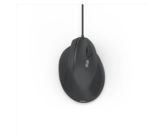 Hama vertikálna ergonomická káblová myš ECM-500R, pre pravákov, čierna