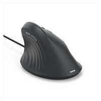 Hama vertikálna ergonomická káblová myš ECM-500R, pre pravákov, čierna