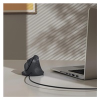 Hama vertikálna ergonomická káblová myš ECM-500R, pre pravákov, čierna