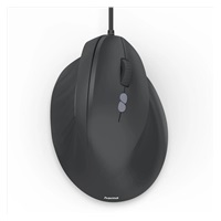 Hama vertikálna ergonomická káblová myš ECM-500R, pre pravákov, čierna