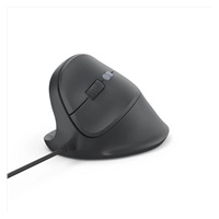 Hama vertikálna ergonomická káblová myš ECM-500L, pre ľavákov, čierna