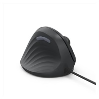 Hama vertikálna ergonomická káblová myš ECM-500L, pre ľavákov, čierna