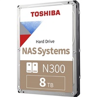 TOSHIBA HDD N300 NAS 8TB, SATA III, 512MB cache, BULK