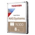 TOSHIBA HDD N300 NAS 8TB, SATA III, 512MB cache, BULK