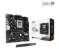 ASRock MB Sc AM5 A620AM PRO-A WIFI, AMD A620A, 4xDDR5, 1xHDMI, WIFI