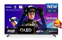 CHiQ L43QST TV 43", FHD, QLED, ultratenká, Android14, Dolby Audio, Frameless