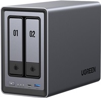 UGREEN NASync DXP2800 (4C/IntelN100/3,4GHz/8GBRAM/2xSATA/2xM.2/1x2,5GbE/2xUSB2.0/2xUSB3.2/1xUSB-C/HDMI)