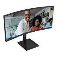 AOC MT 34" CU34E4CV - 3440x1440,VA,120Hz,HDR10,2xHDMI,DP,USBhub,USB-C,RJ45,repro,Zakřivený