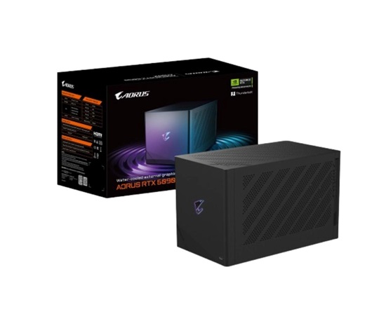 GIGABYTE VGA NVIDIA GeForce RTX 5090 AORUS AI BOX 32G, 32G GDDR7, 3xDP, 1xHDMI