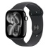 Apple Watch Series 11 GPS 42mm Jet Black Aluminium Case with Black Sport Band - M/L