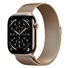Apple Watch Series 11 GPS + Cellular 46mm Gold Titanium Case with Gold Milanese Loop - M/L