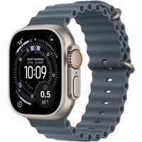 Apple Watch Ultra 3 GPS + Cellular 49mm Natural Titanium Case with Anchor Blue Ocean Band