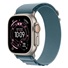 Apple Watch Ultra 3 GPS + Cellular 49mm Natural Titanium Case with Light Blue Alpine Loop - Small