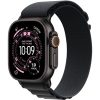 Apple Watch Ultra 3 GPS + Cellular 49mm Black Titanium Case with Black Alpine Loop - Large