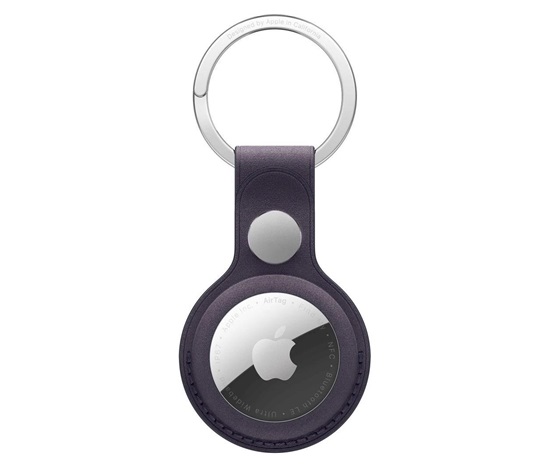 Apple AirTag FineWoven Key Ring - Midnight Purple