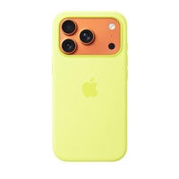 Apple iPhone 17 Pro Silicone Case with MagSafe – Neon Yellow