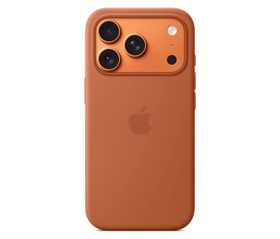 Apple iPhone 17 Pro Silicone Case with MagSafe – Terra Cotta