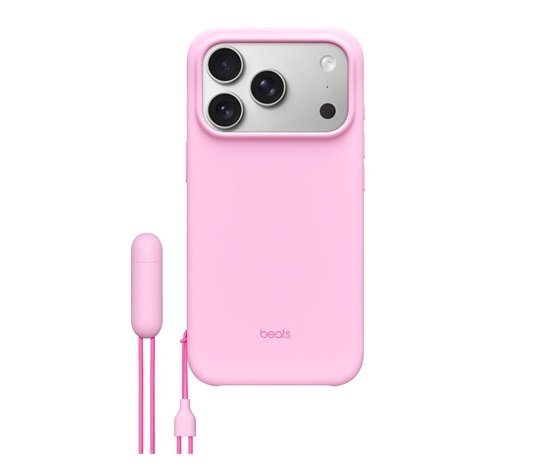 Apple Beats iPhone 17 Pro Kickstand Case with MagSafe and Camera Control - Pebble Pink