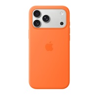 Apple iPhone 17 Pro Max Silicone Case with MagSafe – Orange
