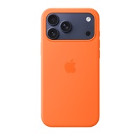 Apple iPhone 17 Pro Max Silicone Case with MagSafe – Orange