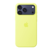 Apple iPhone 17 Pro Max Silicone Case with MagSafe – Neon Yellow