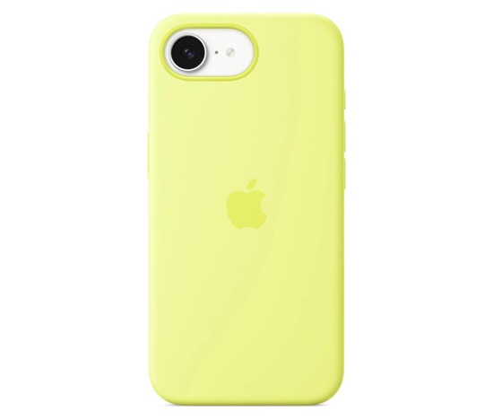 Apple iPhone 16e Silicone Case – Neon Yellow
