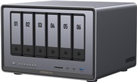 UGREEN NASync DXP6800 Pro (10C/i5-1235U/4,4GHz/8GBRAM/6xSATA/2xM.2/2x10GbE/1xPCIe/2xTB/2xUSB2.0/2xUSB3.2/HDMI/SD)