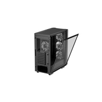 DEEPCOOL Case CC560 V2, ATX, Průhledná bočnice, 4x120mm ventilátor, černá