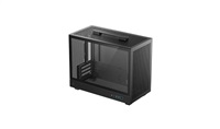 DEEPCOOL Case CH160 PLUS, mATX, Průhledná bočnice, černá